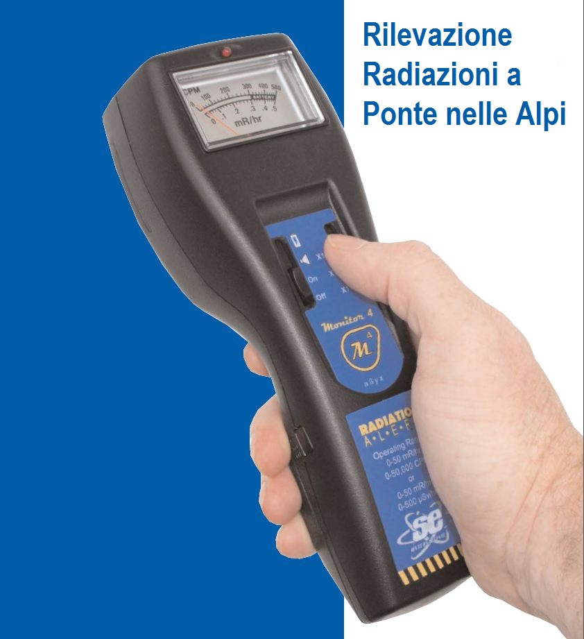 Rilevazione radiazioni Ponte nelle Alpi